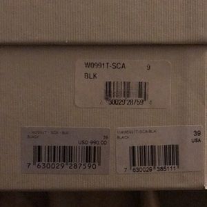 Tom ford black leather 105mm gold hardware